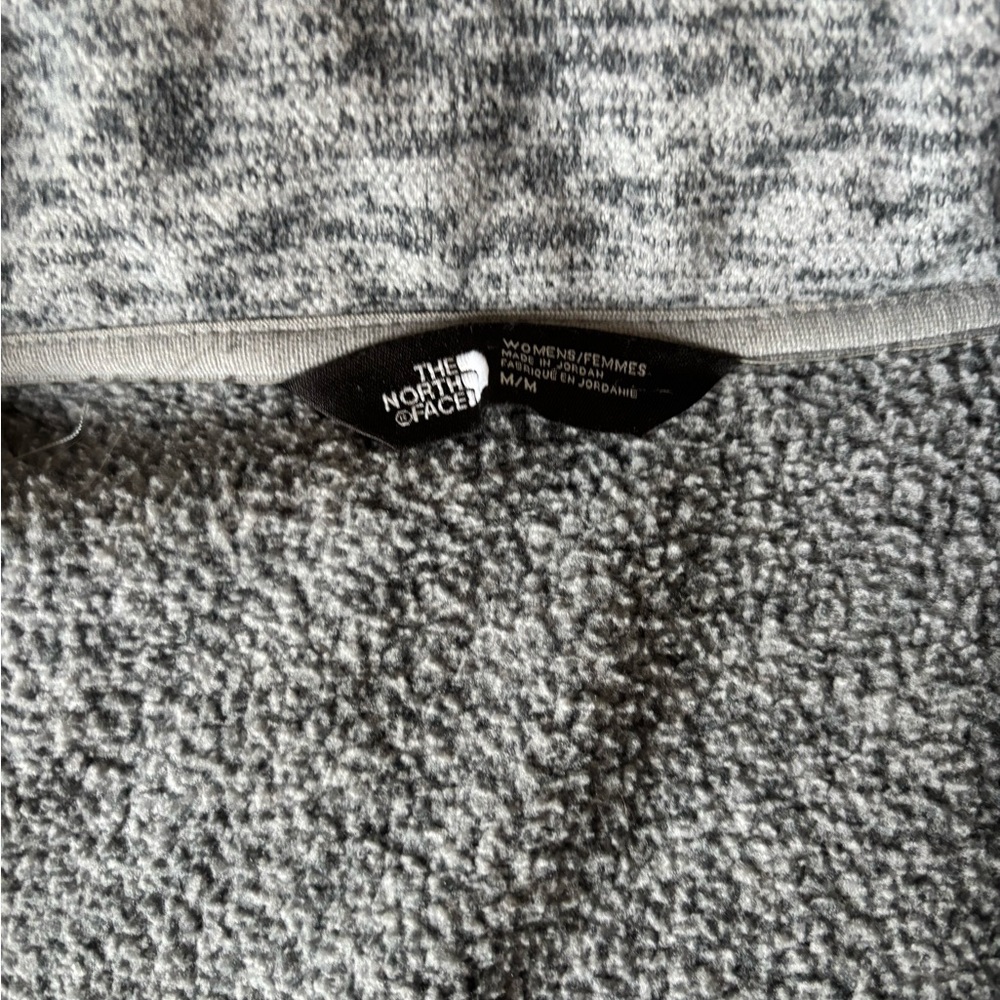 The North Face Heather Gray Fleece Jacket - Picture 3 of 3